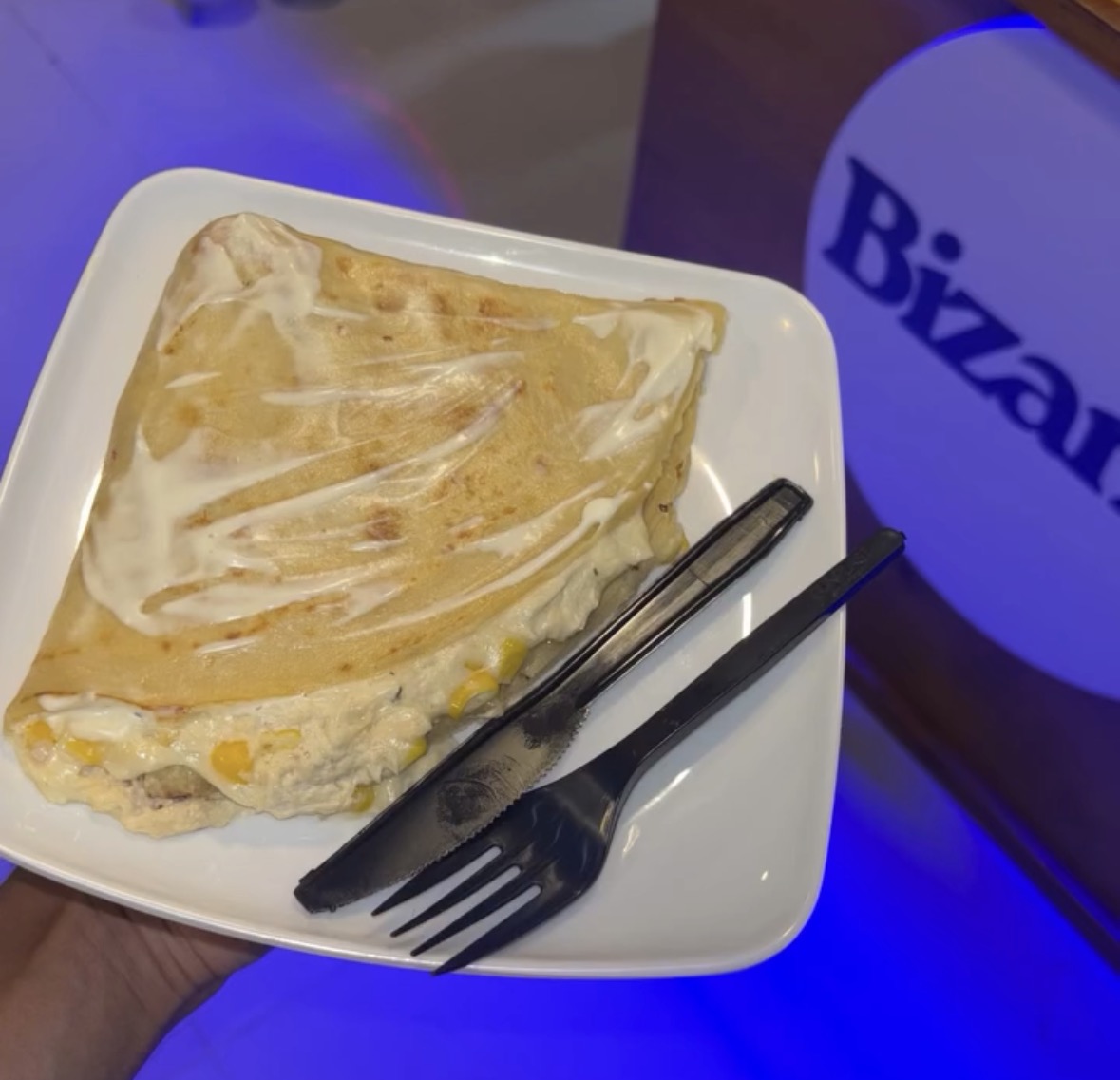 Crepa pollo y maicitos